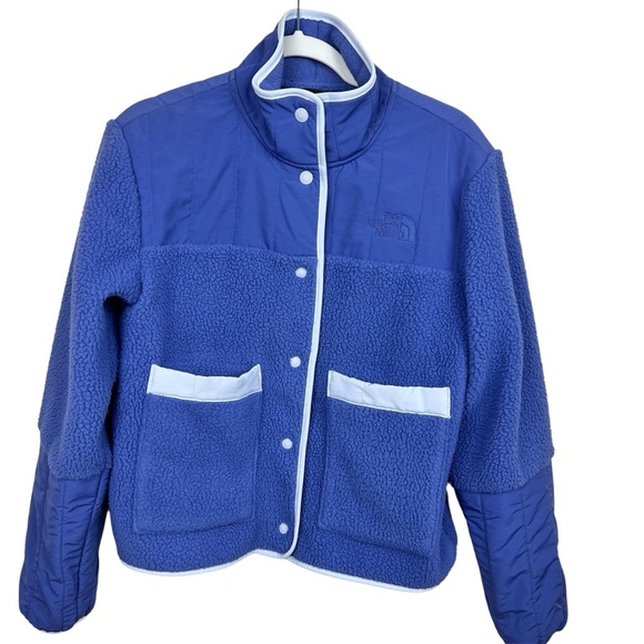 The North Face Blue Cragmont Fleece Jacket Cave Blue/Dusty Periwinkle S Women’s - Picture 2 of 6
